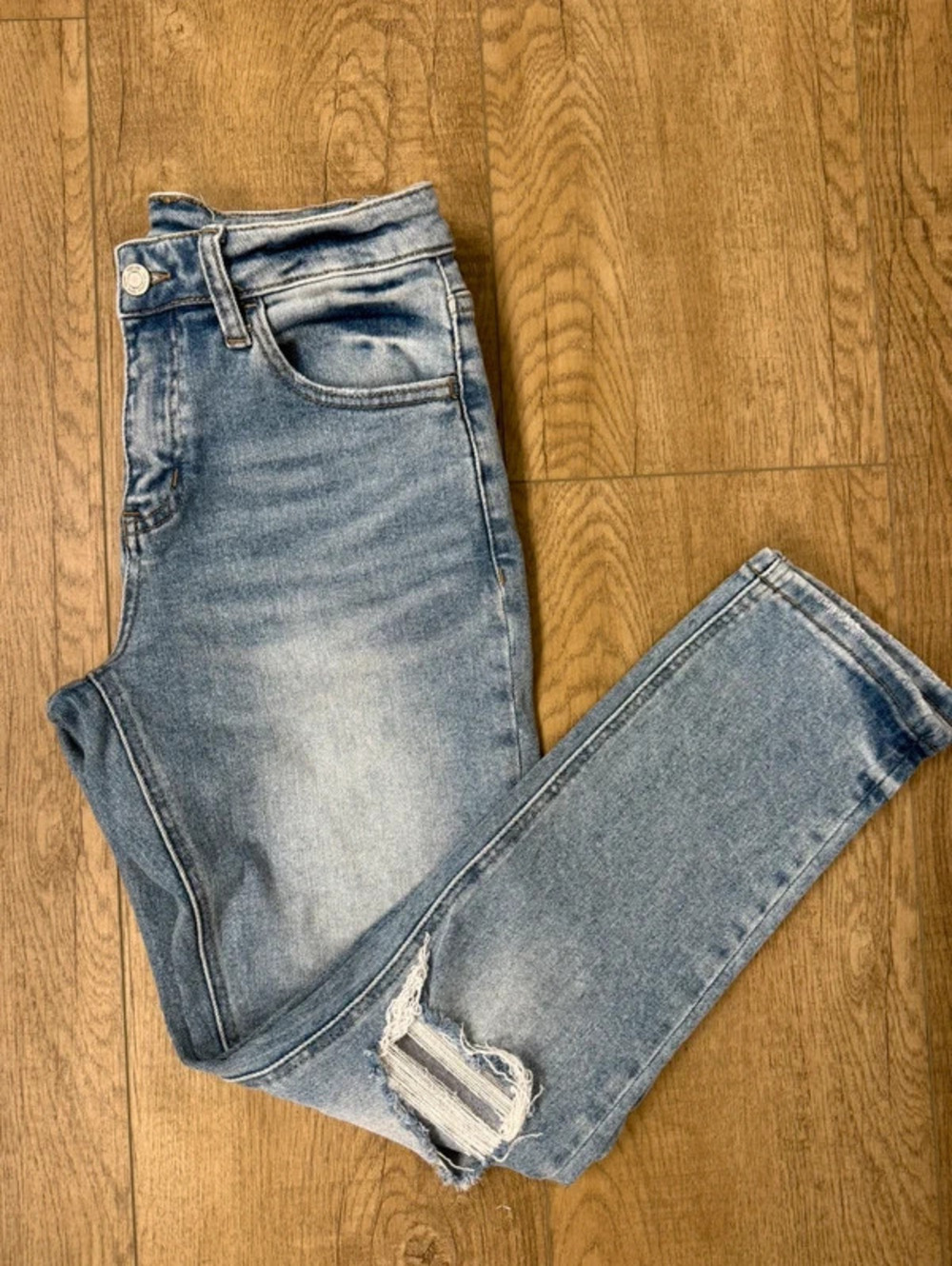 Vervet by Flying Monkey High Rise Distressed Boyfriend Jeans V2744 Size 25